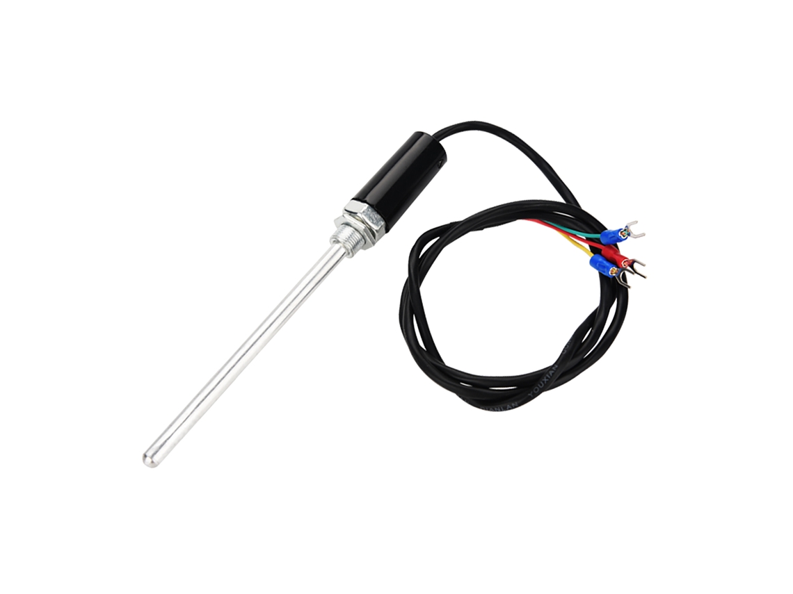 Sonda De Sensor Termopar Pt100 De Acero Inoxidable Con Cable (150 Mm) Para Medición De Temperatura.