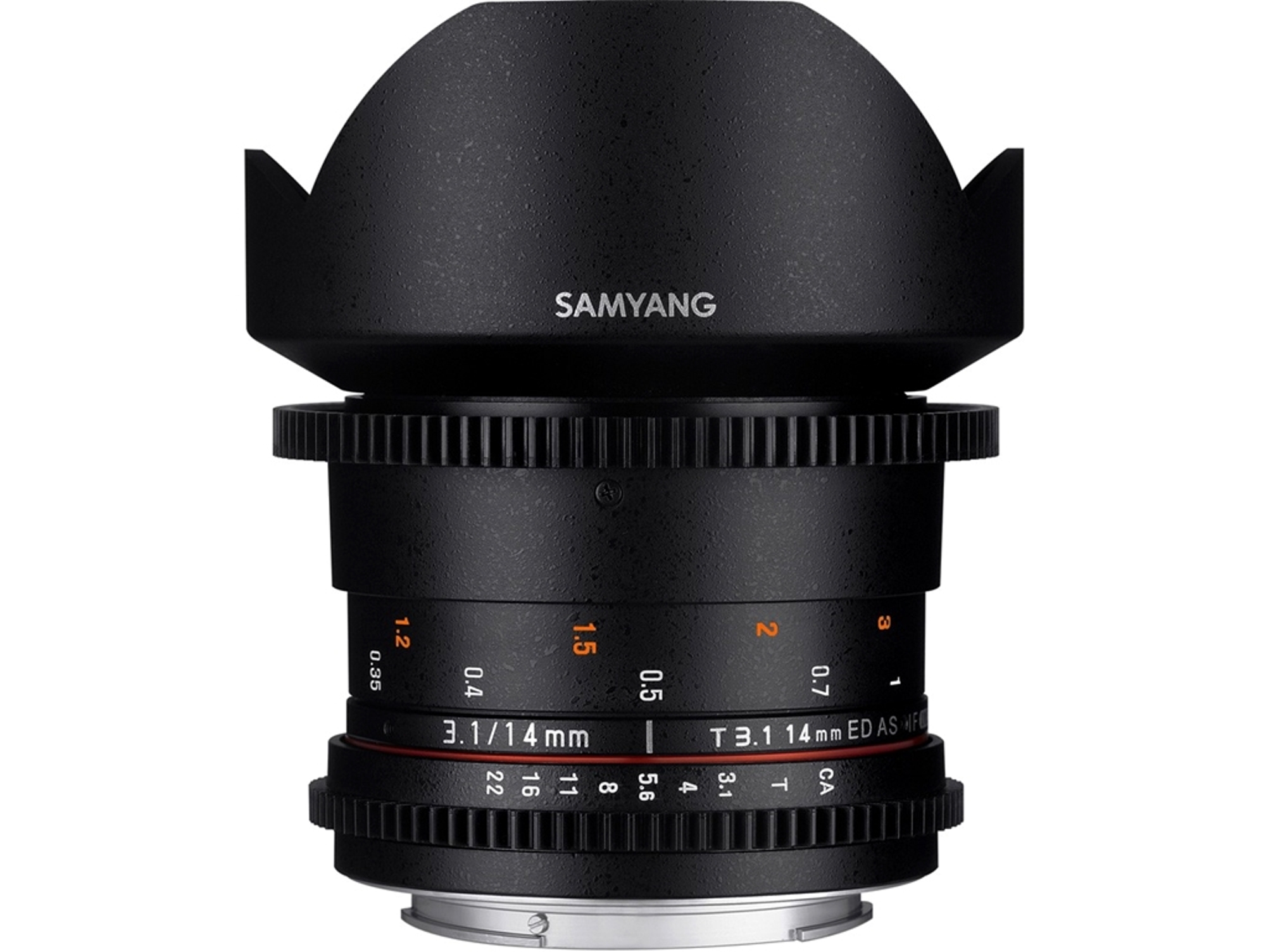 Objetivo SAMYANG 14mm T3.1 Nikon VDSLR ED AS IF UMC (Encaje: Micro 4/3 - Apertura: f/3.1)