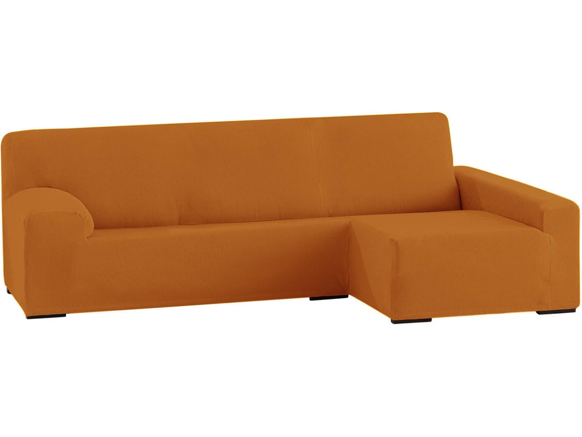 Funda Chaise Longue TODOPARAMICASA Ulises Amarillo (Brazo Derecho Largo -  250 - 310 cm)