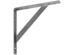 Consola Reforzada Afbat 200 X 200 25 X 4 Mm Galvanizado Blanco