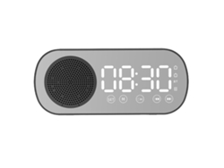 Reloj Despertador Digital Con Altavoz Bluetooth, Espejo Inteligente Multifuncional Para El Hogar, La Escuela Y La Oficina, Versión En Inglés Z7 Negro