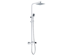 Columna de ducha extensible monomando con rociador cuadrado Color Cromo MICE COLLECTION