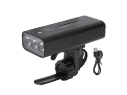 Luz para bicicleta 2026 con 3 LED, luz trasera, carga USB, faro delantero para manillar, resistente al agua IPX5, accesorios para ciclismo.