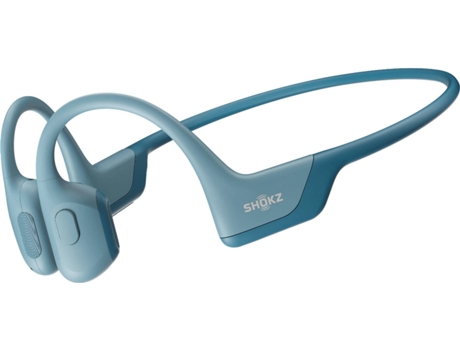 Auriculares Bluetooth Multipoint SHOKZ Openrun Pro (Open Ear - Micrófono - Azul)