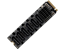 Adaptador Elevador M.2 Nvme Pci-e Pcie X4 X8 X16 A De 6 Puertos 3.0 Para Chasis De Servidor Pc Asm1166