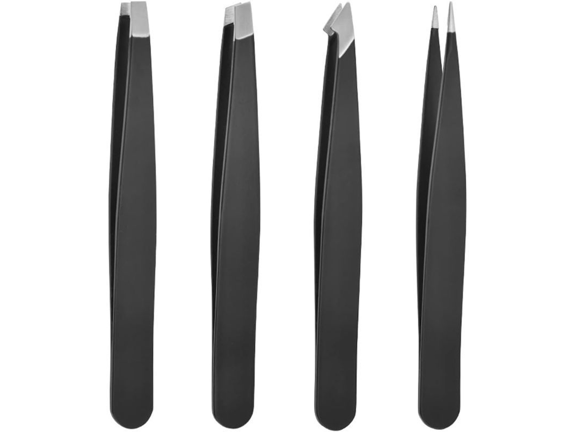 Juego De Pinzas Para Cejas, Pinzas Profesionales De Acero Inoxidable Para Eliminar El Vello Facial, Las Impurezas Y Los Vellos Encarnados.