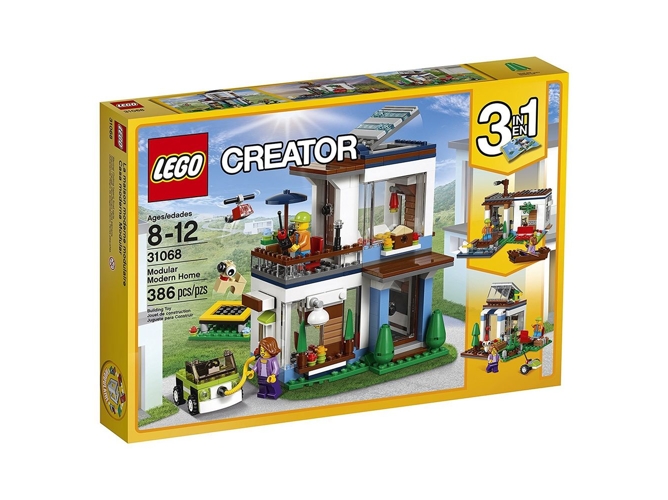 LEGO Creator 3 en 1: Casa moderna 31068 (Edad Mínima: 8 - 386 Piezas)