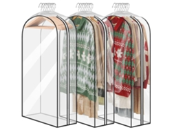Bolsas para ropa sucia colgantes Chrui (31 unidades), PEVA, impermeables e inodoras (paquete de 3)