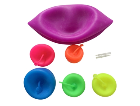 Bola Mágica Burbuja Gigante, Increíble Juguete Inflable de Globos Rosa - L60Cm