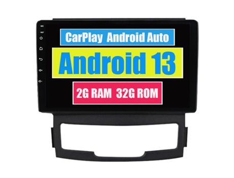Autoradio Multimedia ROVERONE para SsangYong Korando 3 Actyon 2 2010 - 2013 CarPlay Android Coche Radio Bluetooth Navegación