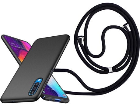Funda Samsung A30S Turtleshell Rígida con Collar Negro