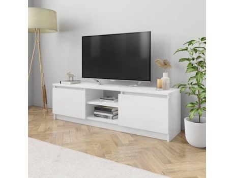Mueble para la televisión VIDAXL Blanco Madera contrachapada (120x30x35.5 cm)
