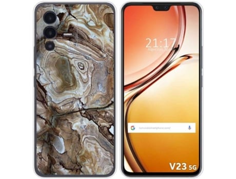 Carcasa para Vivo V23 5G TUMUNDOSMARTPHONE Dibujos Mármol 14 Multicolor