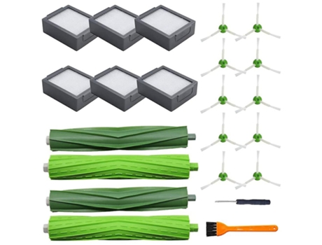 Para irobot roomba i7 i7+ i6+ i3+/plus e5 e6 e7 escovas de aspirador de pó