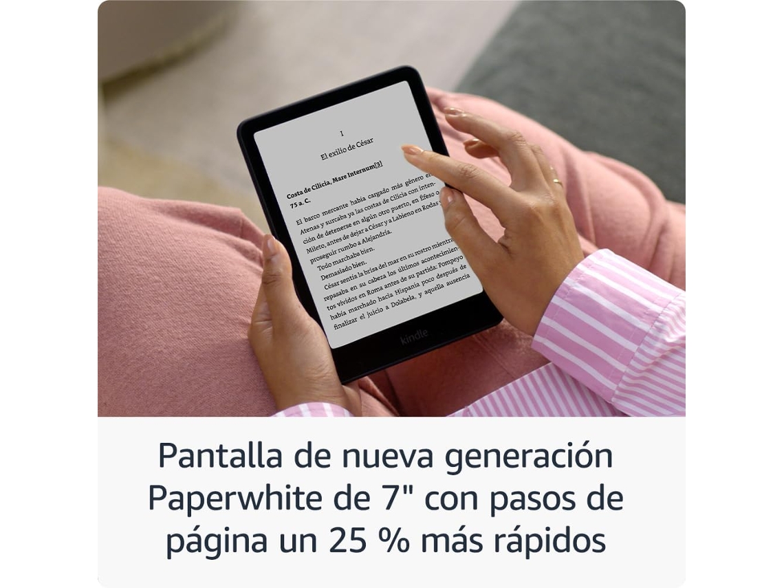 Amazon Kindle Paperwhite, 7, 16 Gb, 300 Ppi, Sin publicidad negro