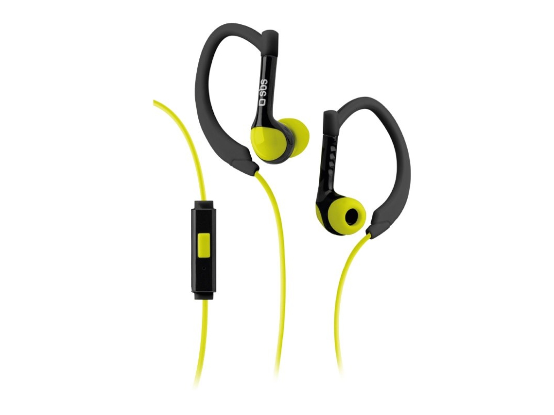Auriculares con Cable SBS Tesportineark (In Ear - Micrófono - Negro)
