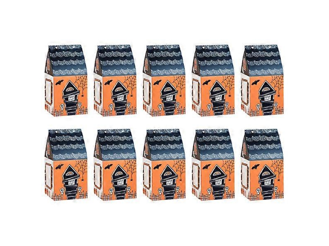 Juego de 50 cajas multiusos para dulces y galletas de Halloween. Hengjian