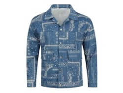 2026-chaqueta Con Solapa Estampada Para Hombre Mystdiy Talla M A 3xl Manga Larga Cuello Solapa Otoño