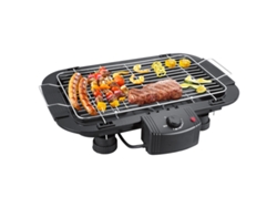 Barbacoa Klack 2000w Con Rejilla Inox Ajustable, 5 Temperaturas Y Bandeja Antigoteo Desmontable