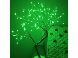Árvore de Natal LED Rebe com interruptor de toque para decoração de casa, festas, casamentos e mesas.