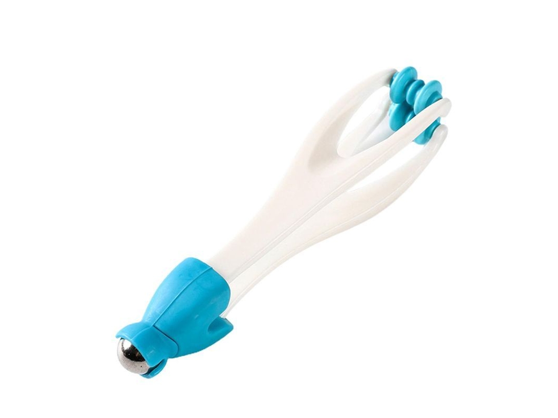 Herramienta Ergonómica 2 En 1 Para Masaje De Manos Que Alivia El Dolor Articular Y Ejercita Los Dedos.