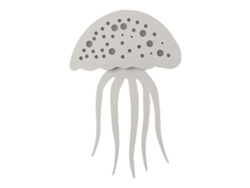 Aplique de pared con diseño de medusa, lámpara colgante sencilla y única, moderna lámpara LED Rosewell
