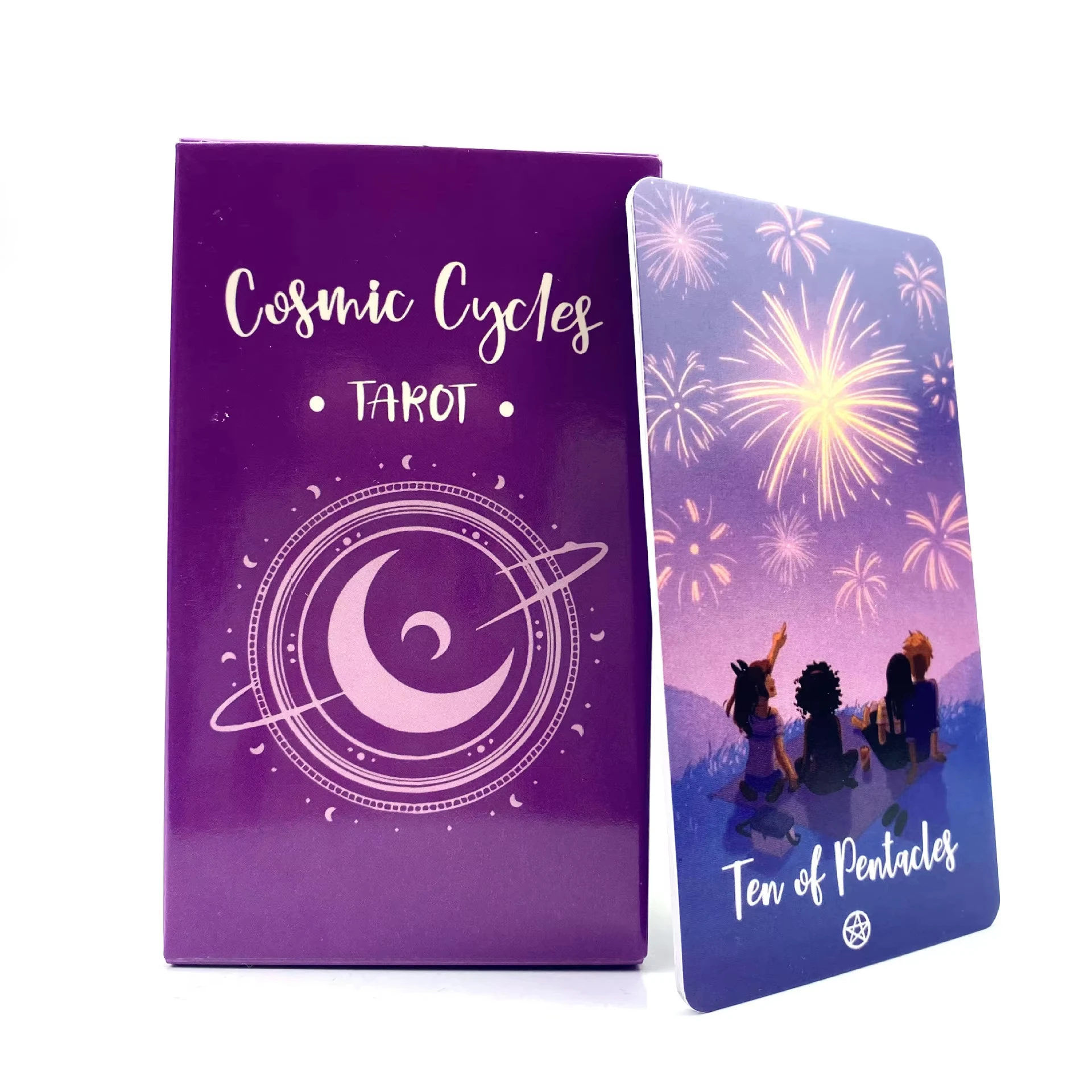 Adivinación Con Cartas Del Tarot Del Ciclo Cósmico, Destino, Juegos De Mesa Para Reuniones Familiares, Adivinación Del Destino