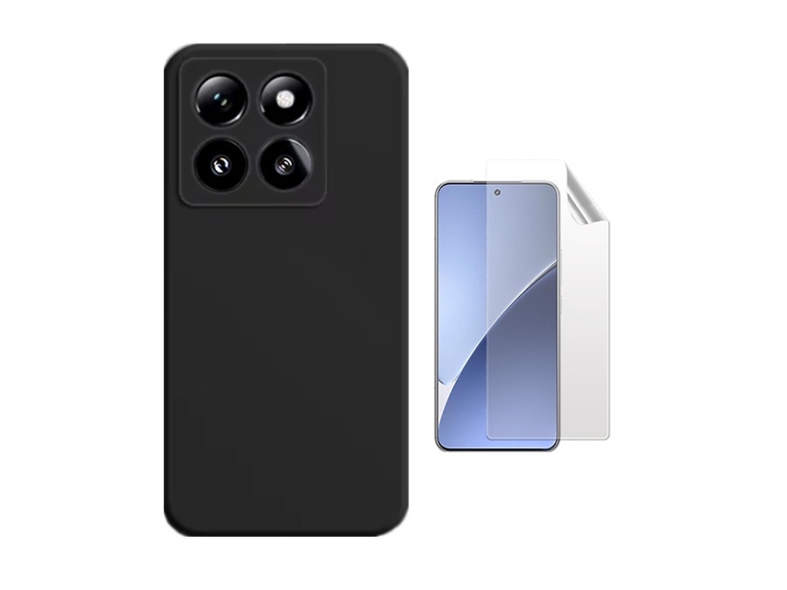 Protector de Pantalla Protectora Frente Proteção para Xiaomi 15 GIFT4ME Negro