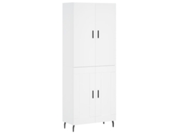 Aparador Alto VIDAXL Blanco Madera contrachapada (69,5x34x180 cm)