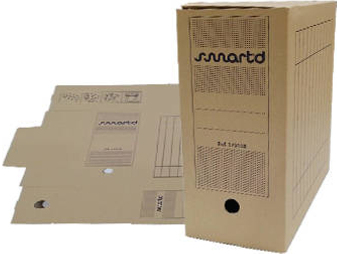 Caja de Archivo SMART OFFICE Muerto Kraft (25 unidades14-34 x 25 cm)