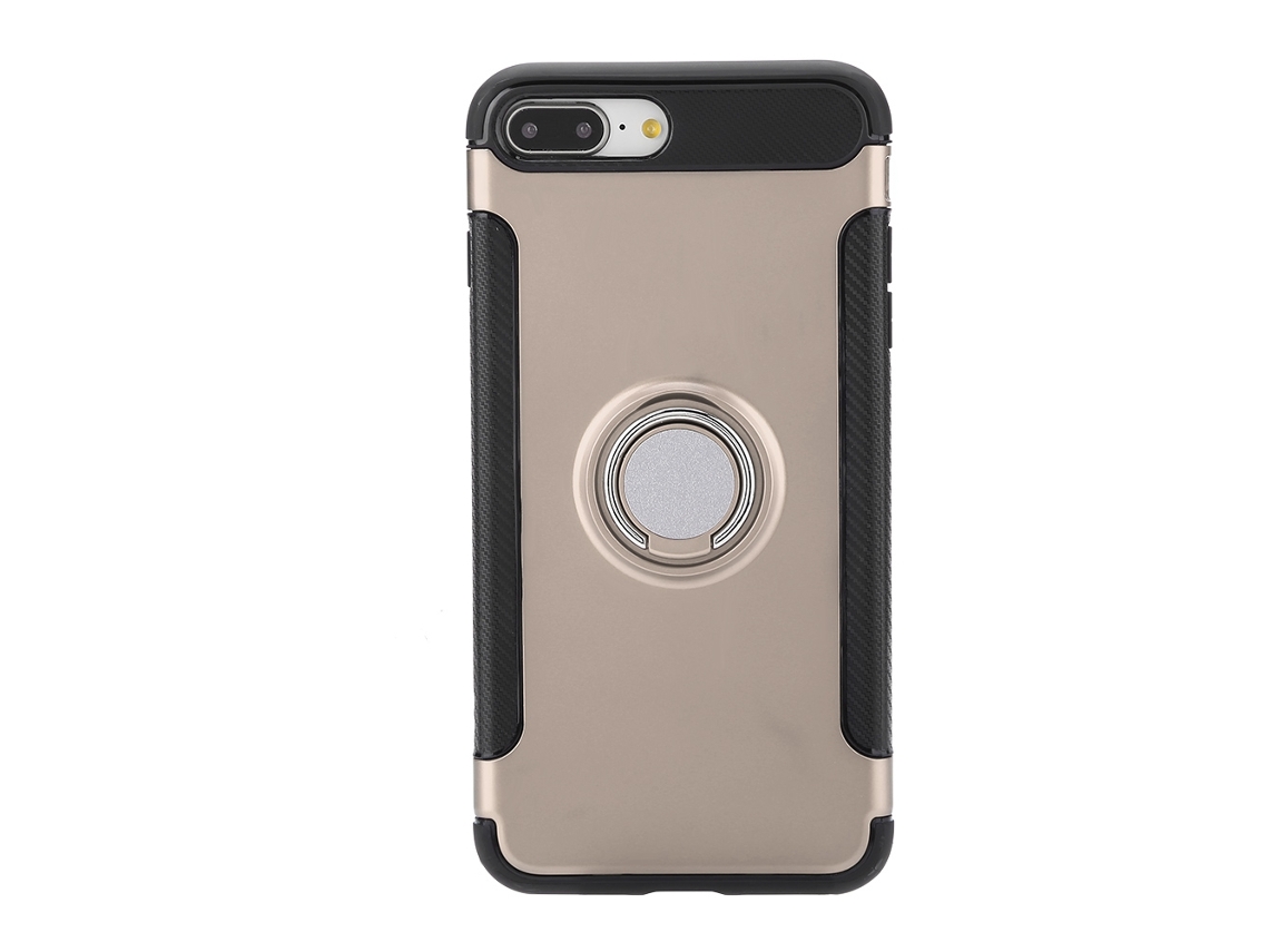Caso Protector (silicona Completa, Soporte Para Coche Antichoque) Para Iphone 7 8 Plus