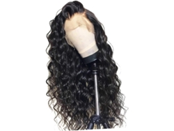 Peluca Longue Cabello Bouclés Avec Lace Front Coiffure Naturelle Et Pour Usage Occasions Spéciales