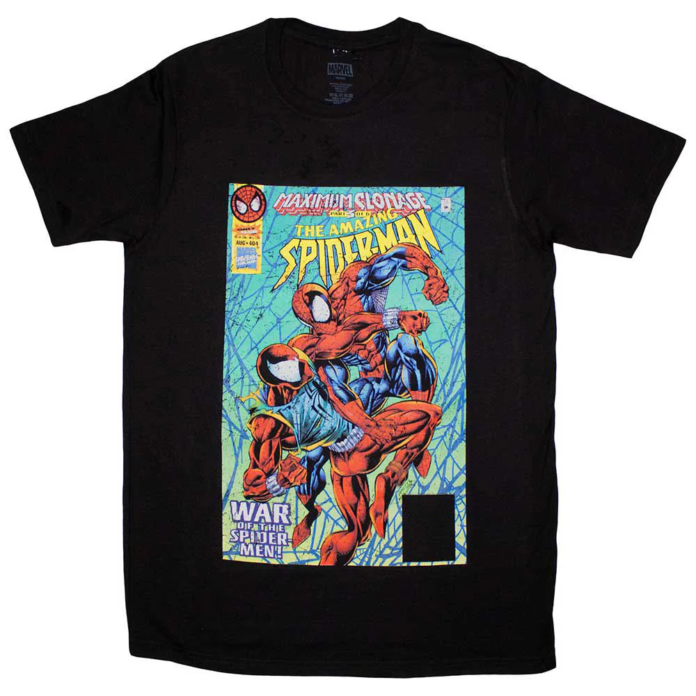 Rockinstone Unisex Marvel Comics War Of The Spider-men Comic Cover Camiseta Classic-l