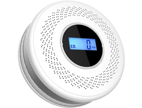 Combinación de paquete de batería inalámbrico: detectores de monóxido de humo y cahrbon y alarma, instalado en el dormitorio, la cocina, la sala de...