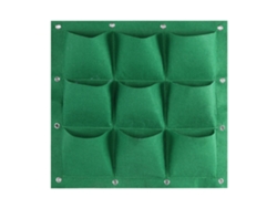 Bolsas De Cultivo Vertical Con 9 Bolsillos Para Plantas Colgantes De Jardín Vertical, Hierbas, Flores Y Verduras.