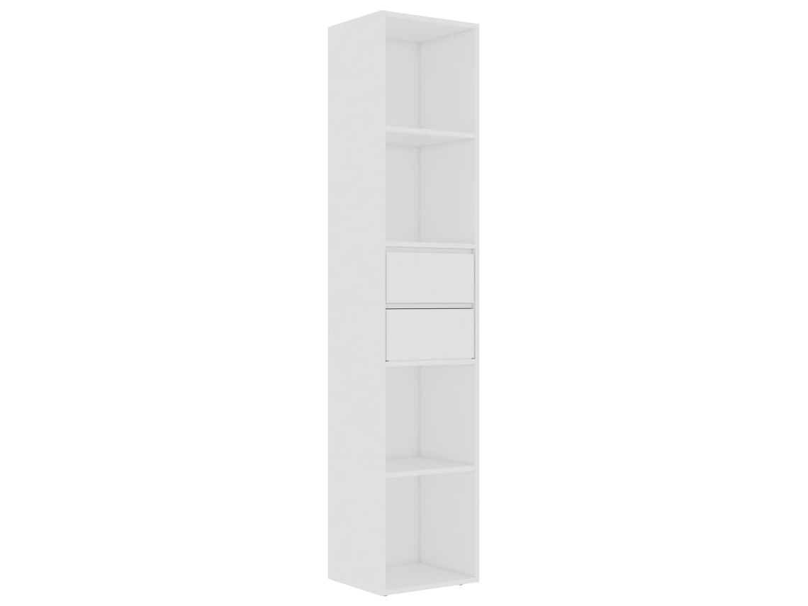 Estantería de libros VIDAXL Blanco Madera contrachapada (36x30x171 cm)
