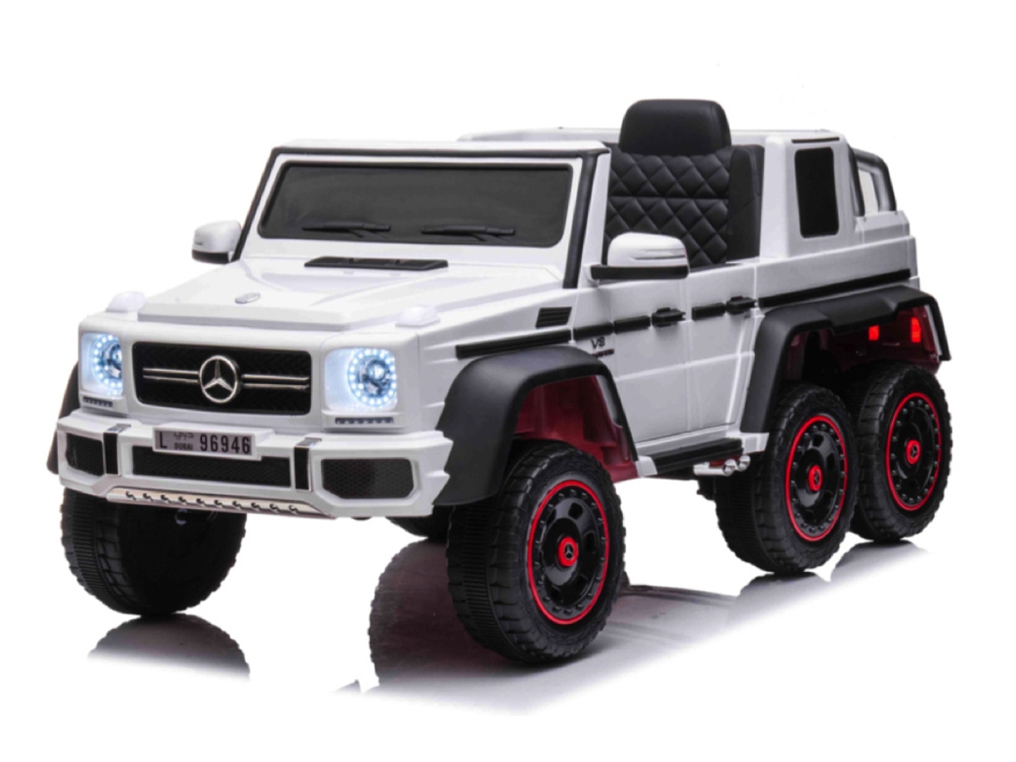 Mercedes-benz G63 6x6, 12v Con Neumáticos De Goma Y Mucho Más!