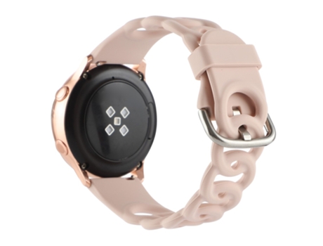 Correa de Silicona 20mm rosquilla hueca para Huami Amazfit GTS4 Mini/GTS3/GTS 2e/GTS 2 - rosa