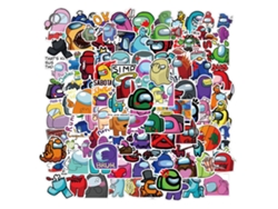 Adesivos De Grafite (a Prova D'água, Sem Resíduo) 100 Peças Estilo Emoji De Jogo Para Celulares, Skateboards E Malas