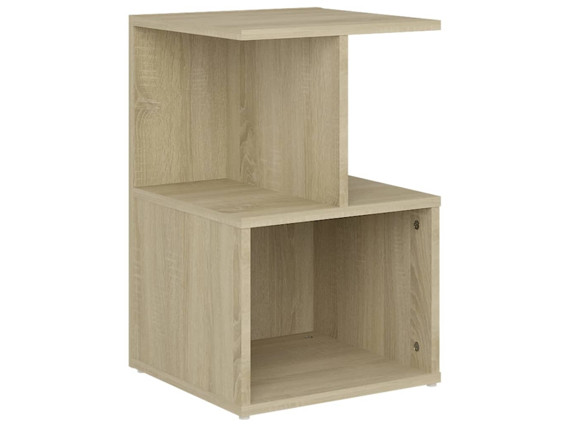 Mesita de noche 35x35x55 cm Derivados de madera de roble Sonoma MAISON EXCLUSIVE
