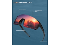 Gafas de sol para ciclismo Gertiz Blue Mountain Bike con protección UV400