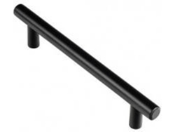 Conjunto de 4 Tiradores de Mueble Tipo Asa Fabricado En Acero Inoxidable Acabado Negro REI