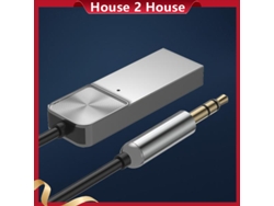 Receptor De Áudio Bluetooth 5.0 Para Carro Adaptador Aux Hands-free Kit Plug And Play Usb Para Estéreo Carro Casa