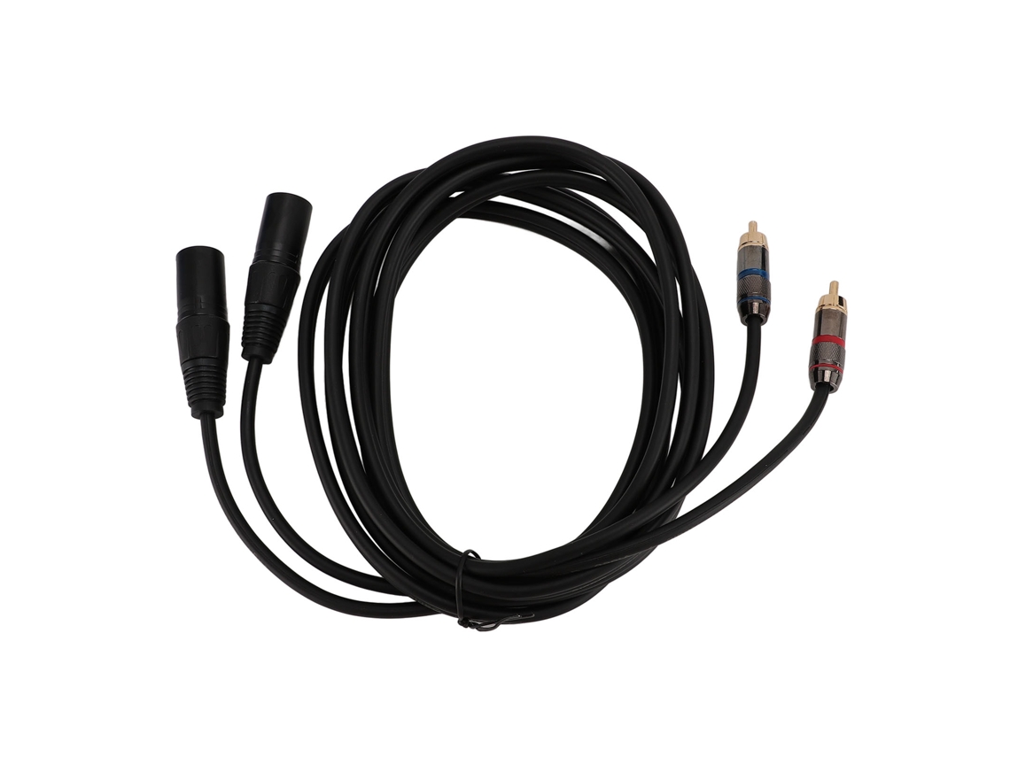 Cable Xlr Doble A Av, Macho A Macho, Sonido Hifi, 3 M/9,8 Pies, Amplificador, Mezclador, Micrófono.