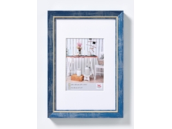 Marco de fotos Chalet Marco de poliestireno Tamaño 30X40 Cm Azul MY PERFECT DESIGN