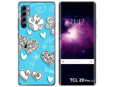 Carcasa TCL 20 Pro 5G TUMUNDOSMARTPHONE Dibujos Multicolor