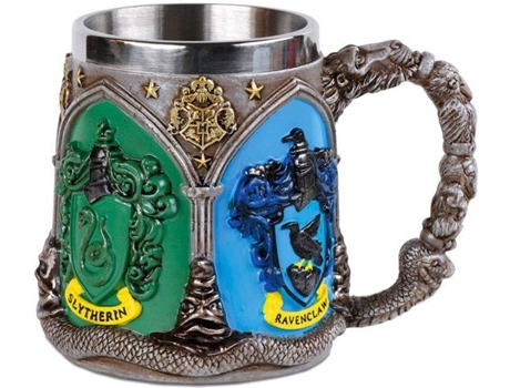 Taza PYRAMID Harry Potter: Hogwarts Houses 350 ml Gris