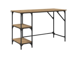 Mesa | Escritorio de roble artesanal de 120 x 50 x 75 cm, madera procesada.