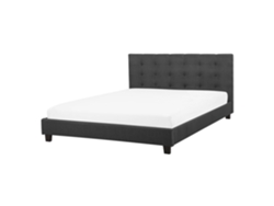 Cama de agua BELIANI Rochelle de Poliéster Gris 170x218x108
