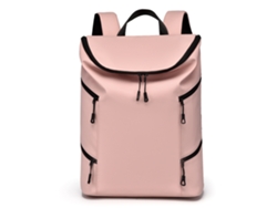 Mochila Enrollable Impermeable Henten Home Para Portátil De 15,6" - Rosa